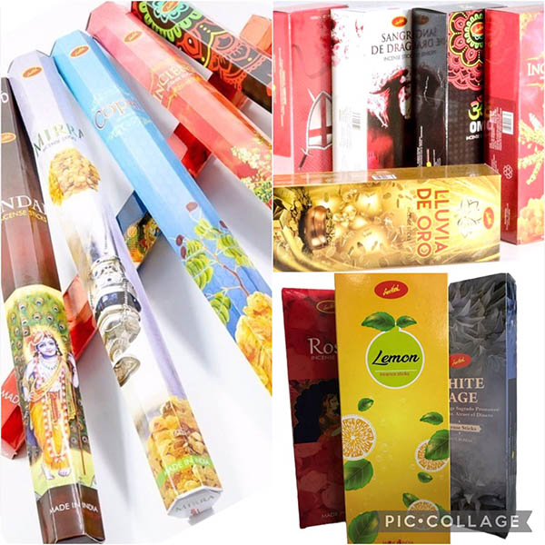 Sahumerios importados por Mayor